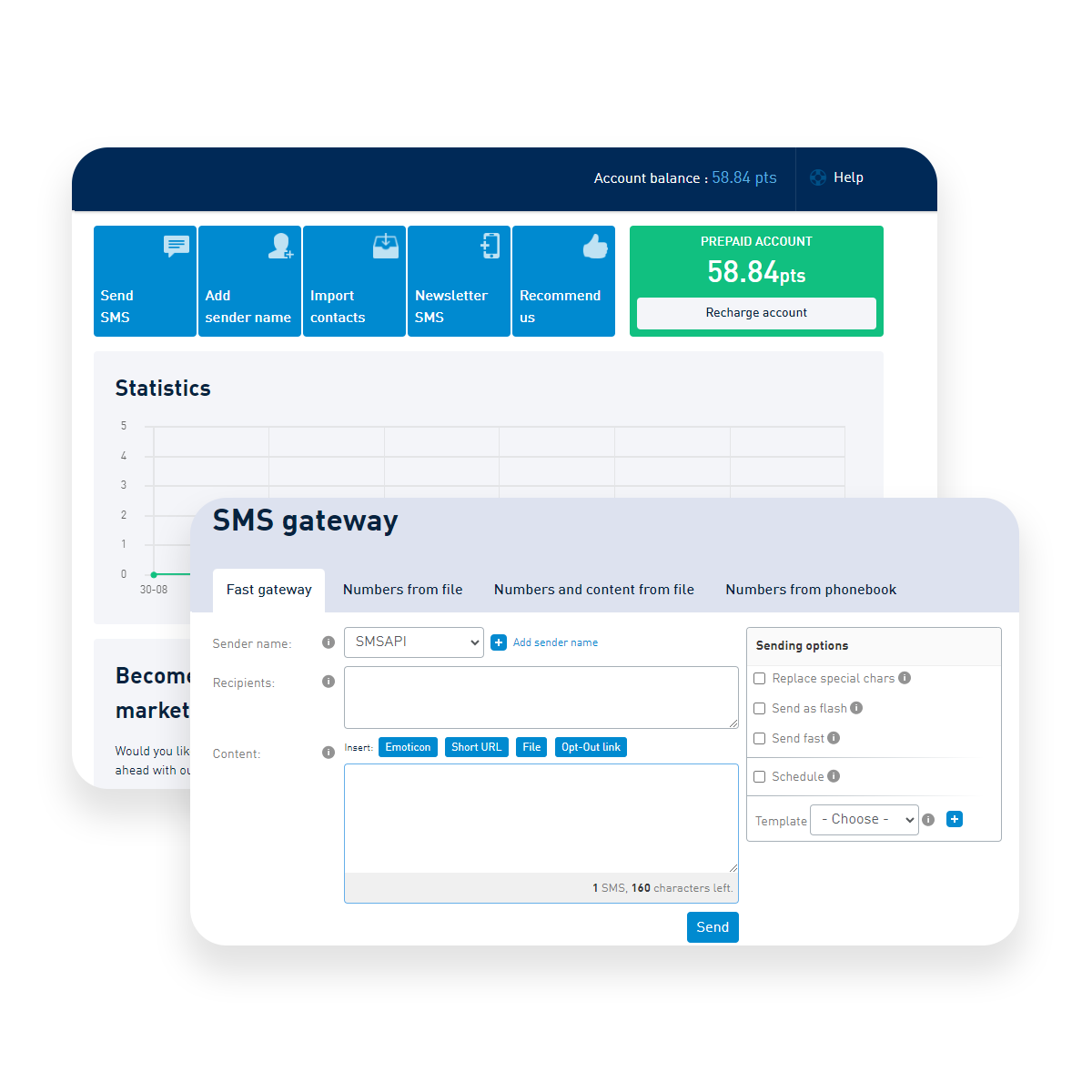 Kundpanel - SMSAPI